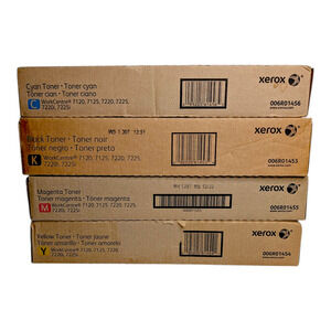 Xerox WorkCentre 7120 7125 7220 7225 7220i CMYK Toner Set 006R01453,54,55,56